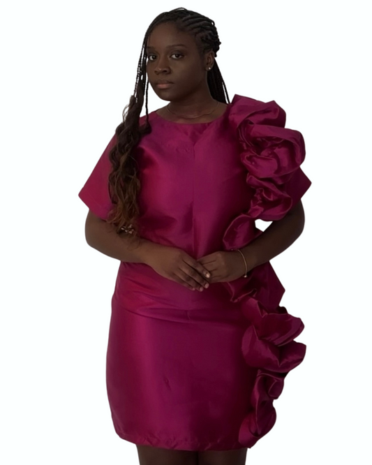 Amanda Dress - Fuchsia Pink